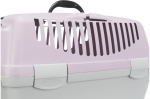 Transportní box CAPRI I, XS: 32x31x48cm (max. 6kg) - světle šedá/světlá lila