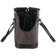 Transportní taška ALFIE, 22 x 20 x 60 cm, (max. 7kg) černo/šedá