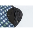 Outdoorový kabátek ROUEN 2v1, XS: 30 cm - střih buldok, černá/modrá