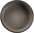Keramická miska 1,4l/20cm - hnědá/tmavě šedá + motiv tlapky