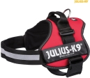 Julius-K9 silový postroj 2/L-XL 71-96 cm/50 mm,  - červený