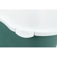 Toaleta pro kočky DAVIO TOP, 56 x 39 x 39 cm, zelená/bílá