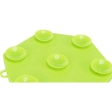 Lick´n´Snack HEXAGON s přísavkami - podložka k pomalému krmení, 17 cm, TPR/plast, zelená