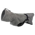 Koupací plášť / župan pro psy L: 60 cm, šedá