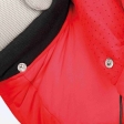 Červená vesta PALERMO s odepínací kapucí