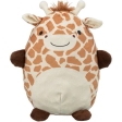 Plyšová žirafa s paměťovým efektem 26 cm, béžová / hnědá