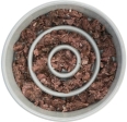 Keramická miska k pomalému krmení, kruhy, 0,45l / 14cm, šedomodrá