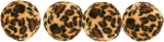 Míčky leopardí motiv 4cm  (4)