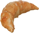 Denta Fun Chicken Croissant [50ks], rohlík z buvolí kůže v kuřecím mase 11 cm, 80g