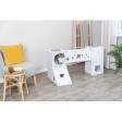 FINCA FELICE kartonový nábytek pro kočky,  125 x 62 x 62 cm, nosnost 8 kg, bílá