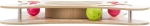 Škrábadlo v dřevěném rámu, s hračkami,  35 × 4 × 35 cm