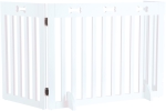 Branka pro psy 3 díly 82-124 x 61 cm bílá