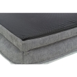 Vital Bed LINO, ortopedický obdélníkový pelech 70 x 55 cm, šedá/světlešedá