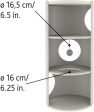 Obytný sisalový válec pro kočky 36cm/70cm - béžový