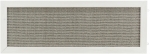 Škrábací deska na zeď, dřevěný rám, 28 × 78 cm, šedá/bílá