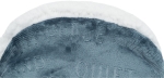 Plyšový pytel PAUL, chumlací,  ø 40 × 60 cm, modrá/bílá