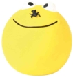 Latexový smajlík míček, žlutý malý plněný  6 cm