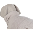 Zimní vesta AJOU s kožíškem, šedá, M: 45cm, hruď: 52-63cm, krk: 49cm