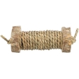 Rolka s mořskou trávou - hračka pro hlodavce, dřevo, 5 x 18 cm