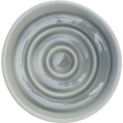 Keramická miska k pomalému krmení, kruhy, 0,9l / 17 cm, šedomodrá