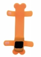 Flash USB svítící silikonový návlek 15 x 2,5 cm oranžový - DOPRODEJ (RP 2,10 Kč)