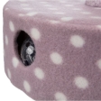 JUNIOR škrabadlo pro koťata ø 26 cm/ 47 cm, fleece/sisal, světlá lila