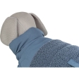 Zimní vesta AJOU s kožíškem, modrá, S: 40cm, hruď: 50-60cm, krk: 46cm