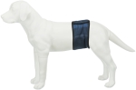Břišní pás na podložky pro psa samce L 55-65 cm tmavě modrý