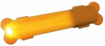 Flash USB svítící silikonový návlek 15 x 2,5 cm oranžový - DOPRODEJ (RP 2,10 Kč)