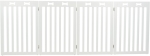 Branka pro psy 4 díly 60-160 x 75 cm bílá