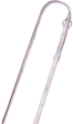 JUNIOR postroj s vodítkem pro štěňata, M-L: 27-45 cm, 2 m, světlá lila