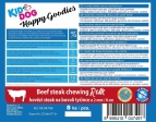 KIDDOG hovězí steak na buvolím špalíčku - 20 mm/8 cm 250 g