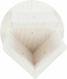 Lezecký prvek 2 - 3 sloupky, ø 19 × 16 cm, bílá