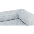 Vital Bed LINO, ortopedický obdélníkový pelech 70 x 55 cm, šedá/světlešedá