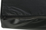 REMO Vital lůžko hranaté s okrajem, 110 x 80 cm, umělá kůže, černá