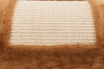 Škrábací VLNA Wavy sisal 29x18x50cm, hnědá