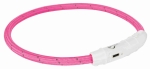 Svítící kroužek USB na krk XS-S 35 cm/7 mm růžový (RP 2,10 Kč)