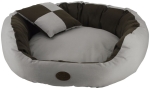 Nobby LOBO donut pelíšek s polštářkem hnědá 60cm
