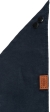 BE NORDIC šátek na krk, M: 40 cm, tmavomodrá s kotvou