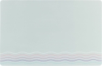 Prostírání pod misky WAVES, 44 x 28 cm, šedá / vlnky