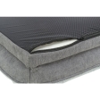 Vital Bed LINO, ortopedický obdélníkový pelech 70 x 55 cm, šedá/světlešedá