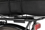 Košík na úzký zadní nosič kola, 29 x 42 x 48 cm, černý (max. 6kg) -  DOPRODEJ