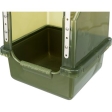 Závěsná koupelna do klece 16 × 22 × 16 cm, plast, olivová