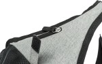 Nylonový batoh SAVINA klokanka 30x26x33cm černo-šedý (max. 10kg)