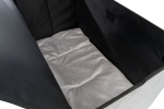 Domek/boudička KIMMY, tkaná látka, odnímatelné víko, 72x40x40cm, šedá