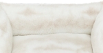 NELLI pelech obdélníkový, objemné okraje,  80 x 65 cm, světlehnědá/taupe