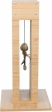 Škrábací sloupek vzhled dřeva, s hračkou, MDF/karton/juta, 62cm