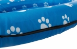 Plovoucí člun pro psy, nafukovací, 130 x 90 cm, modrá