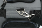 Transportní taška WINGS, do letadla, 28 x 23 x 46cm, šedá/modrá (max 20kg)