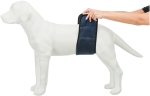 Břišní pás na podložky pro psa samce XL 65-75 cm tmavě modrý